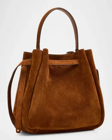 Tory Burch Romy Belted Suede Bucket Bag | Thumbnail 3 Tory Burch Romy Belted Suede Bucket Bag | Thumbnail 3