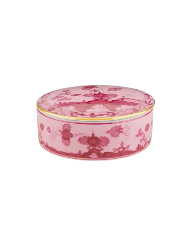GINORI 1735 Porpora Round Covered Box