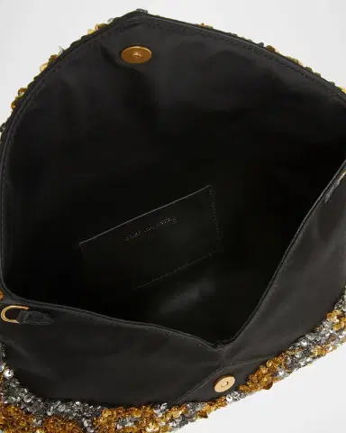 Dries Van Noten Sequined Envelope Clutch Bag | Thumbnail 4 Dries Van Noten Sequined Envelope Clutch Bag | Thumbnail 4