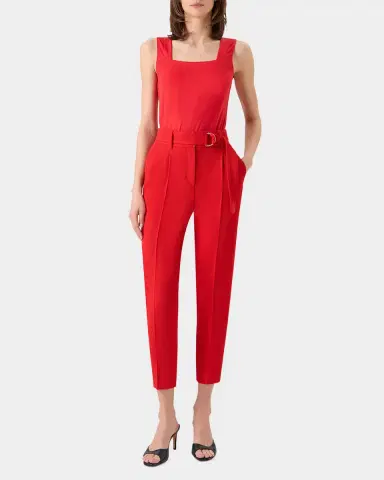 Akris punto Square-Neck Modal Stretch Jersey Tank Top | Thumbnail 2 Akris punto Square-Neck Modal Stretch Jersey Tank Top | Thumbnail 2