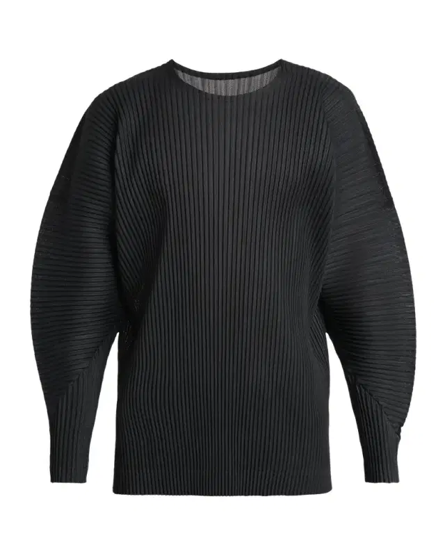 Homme Plisse Issey Miyake Men 's Pleated Long-Sleeve Shirt