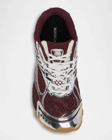 Bottega Veneta Men's Orbit Technical Fishnet Sneakers | Thumbnail 5