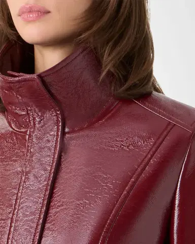 Akris punto Faux-Leather Trucker Jacket | Thumbnail 5 Akris punto Faux-Leather Trucker Jacket | Thumbnail 5