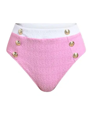 L'Agence Vanessa Colorblock Chic High-Waist Bikini Bottoms | Thumbnail 1 L'Agence Vanessa Colorblock Chic High-Waist Bikini Bottoms | Thumbnail 1