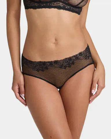 Commando Double Take Lace-Front Microfiber Bikini Briefs | Thumbnail 4 Commando Double Take Lace-Front Microfiber Bikini Briefs | Thumbnail 4