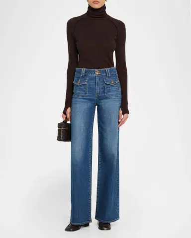 Ramy Brook Fay High-Rise Wide Leg Jeans | Thumbnail 2
