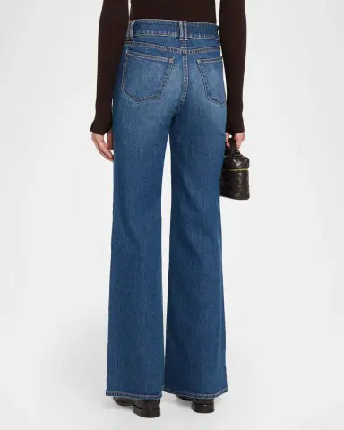 Ramy Brook Fay High-Rise Wide Leg Jeans | Thumbnail 3