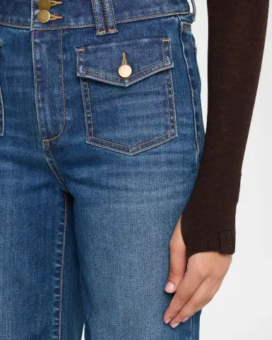 Ramy Brook Fay High-Rise Wide Leg Jeans | Thumbnail 5
