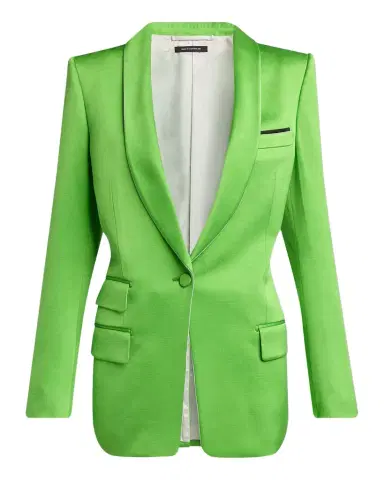 Tom Ford Single-Breasted Silk-Wool Blazer Jacket | Thumbnail 1