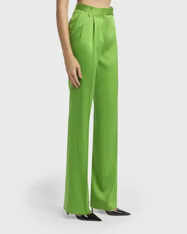 Tom Ford Pleated Silk Straight-Leg Trousers | Thumbnail 4 Tom Ford Pleated Silk Straight-Leg Trousers | Thumbnail 4