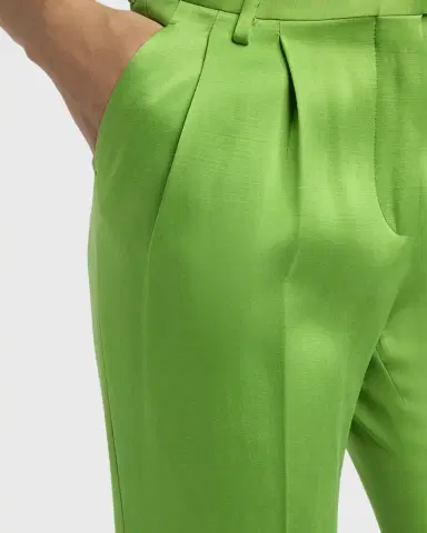 Tom Ford Pleated Silk Straight-Leg Trousers | Thumbnail 5 Tom Ford Pleated Silk Straight-Leg Trousers | Thumbnail 5