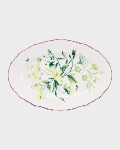 GINORI 1735 Florenza Acanto Oval Platter | Thumbnail 2 GINORI 1735 Florenza Acanto Oval Platter | Thumbnail 2