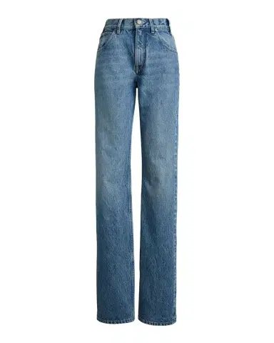 Ralph Lauren Collection High-Rise Straight Jeans | Thumbnail 1