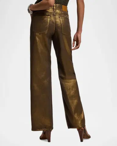 Ralph Lauren Collection Mercer Relaxed Wide-Leg Jeans | Thumbnail 3 Ralph Lauren Collection Mercer Relaxed Wide-Leg Jeans | Thumbnail 3