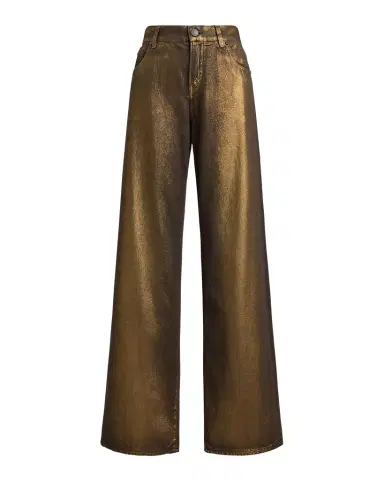 Ralph Lauren Collection Mercer Relaxed Wide-Leg Jeans | Thumbnail 1 Ralph Lauren Collection Mercer Relaxed Wide-Leg Jeans | Thumbnail 1