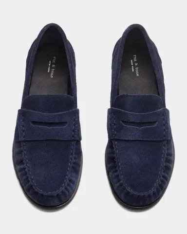 rag & bone Carter Suede Penny Loafers | Thumbnail 4