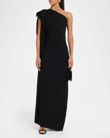 FFORME Andie Asymmetric Column Gown | Thumbnail 4