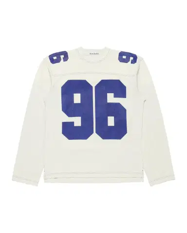 Acne Studios Men's Cotton 1996 Varsity Long-Sleeve T-Shirt | Thumbnail 2 Acne Studios Men's Cotton 1996 Varsity Long-Sleeve T-Shirt | Thumbnail 2
