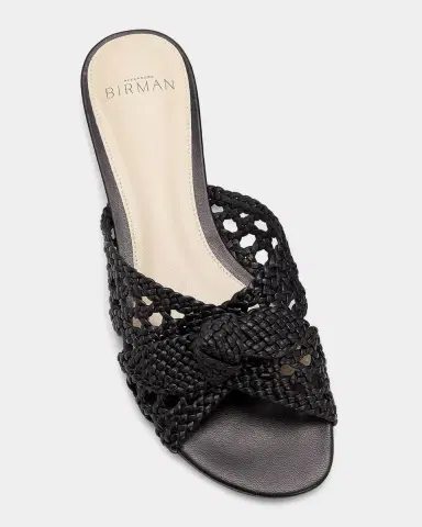 Alexandre Birman Belinda Woven Leather Flat Slide Sandals | Thumbnail 5 Alexandre Birman Belinda Woven Leather Flat Slide Sandals | Thumbnail 5