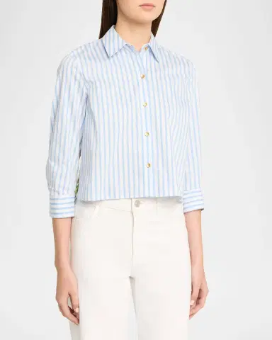 L'Agence Fawn Beach-Print Shirt | Thumbnail 4 L'Agence Fawn Beach-Print Shirt | Thumbnail 4