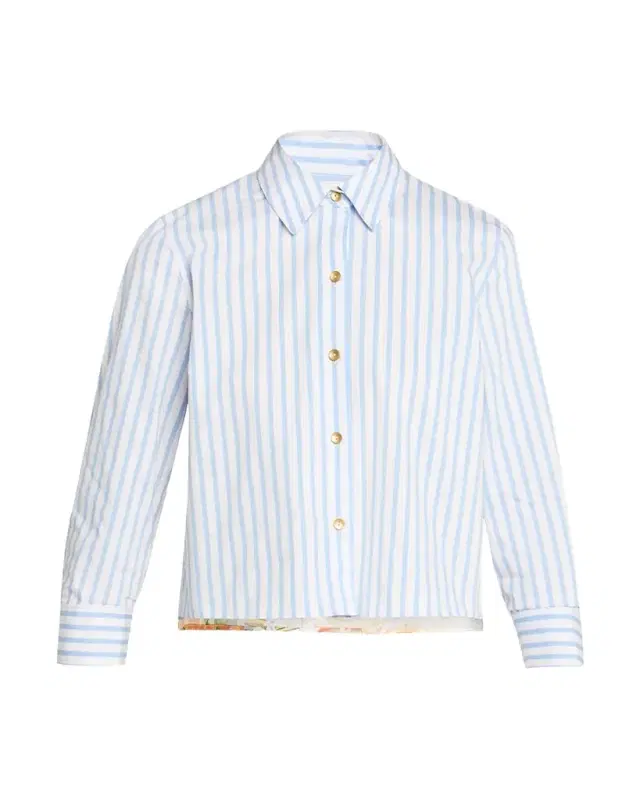 Fawn Beach-Print Shirt