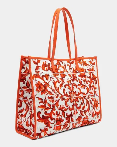 Dolce & Gabbana Majolica-Print Canvas Tote Bag | Thumbnail 2 Dolce & Gabbana Majolica-Print Canvas Tote Bag | Thumbnail 2