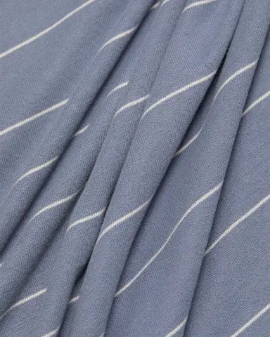 Vince Men's Pencil Stripe Long-Sleeve Polo Shirt | Thumbnail 6