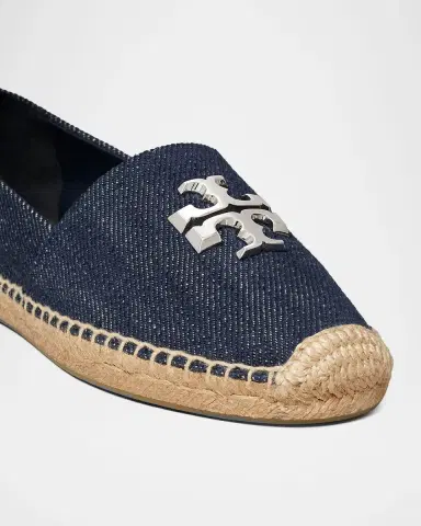 Tory Burch Eleanor Denim Medallion Espadrilles | Thumbnail 3 Tory Burch Eleanor Denim Medallion Espadrilles | Thumbnail 3