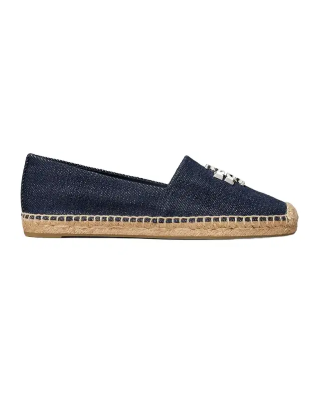 Tory Burch Eleanor Denim Medallion Espadrilles
