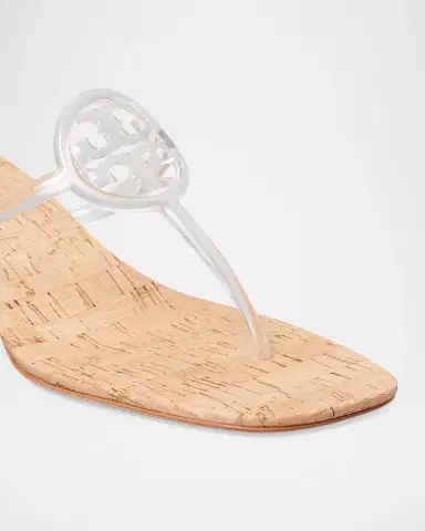 Tory Burch Miller Jelly Kitten-Heel Sandals | Thumbnail 2