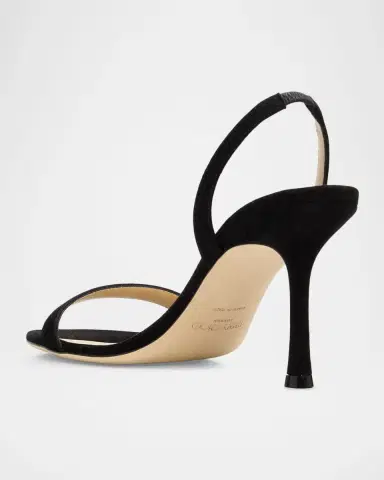 Jimmy Choo Jenn 85mm Suede Slingback Sandals | Thumbnail 3 Jimmy Choo Jenn 85mm Suede Slingback Sandals | Thumbnail 3