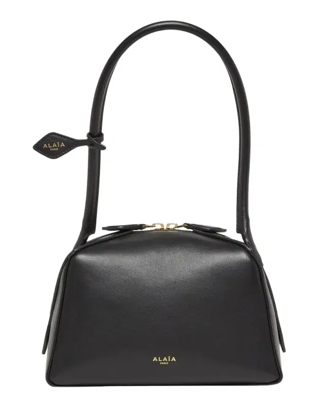 ALAÏA Le Bouledogue Dome Leather Shoulder Bag