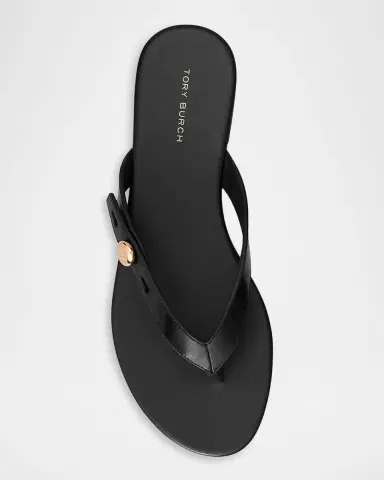 Tory Burch Romy Leather Thong Sandals | Thumbnail 4
