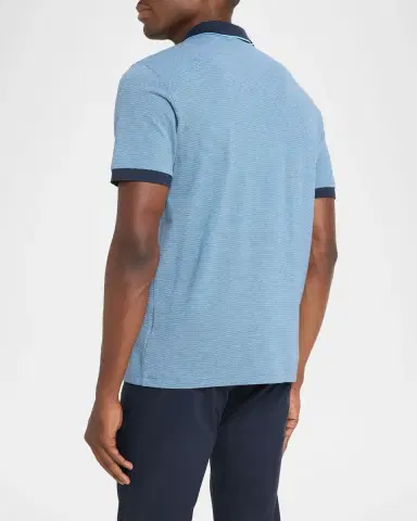 Theory Men's Birdseye Pique Pocket Polo Shirt | Thumbnail 3 Theory Men's Birdseye Pique Pocket Polo Shirt | Thumbnail 3