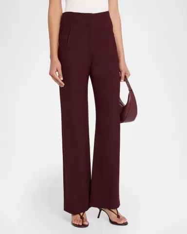 Veronica Beard Jude Straight-Leg Pants | Thumbnail 4 Veronica Beard Jude Straight-Leg Pants | Thumbnail 4