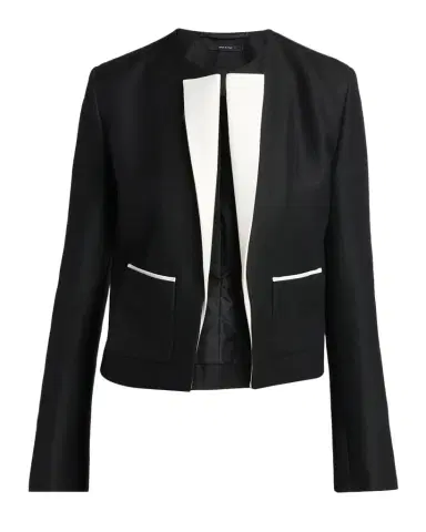 Tom Ford Contrast-Trim Short Sport Coat | Thumbnail 1