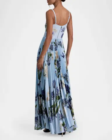 Alice + Olivia Carolyn Pleated Maxi Dress | Thumbnail 2
