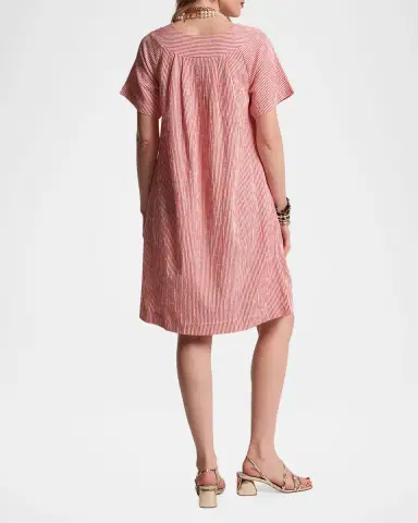 Frances Valentine Easy Striped Seersucker Shift Dress | Thumbnail 2 Frances Valentine Easy Striped Seersucker Shift Dress | Thumbnail 2