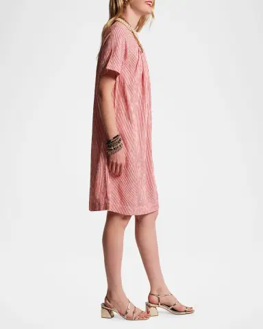 Frances Valentine Easy Striped Seersucker Shift Dress | Thumbnail 3 Frances Valentine Easy Striped Seersucker Shift Dress | Thumbnail 3