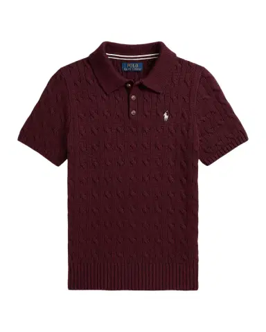 Polo Ralph Lauren Boy's Mini-Cable Cotton Polo Shirt | Thumbnail 2 Polo Ralph Lauren Boy's Mini-Cable Cotton Polo Shirt | Thumbnail 2