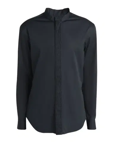 Giorgio Armani Men's Luxe Pleated Stripe Dress Shirt | Thumbnail 1