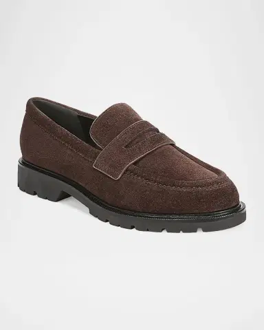 Vince Siena Suede Lug-Sole Loafers | Thumbnail 2