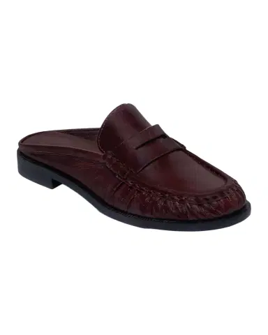 Bernardo Tilda Leather Penny Loafer Mules | Thumbnail 1