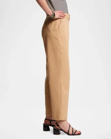 Frances Valentine Coleman Straight-Leg Woven Stretch Cotton Pants | Thumbnail 3 Frances Valentine Coleman Straight-Leg Woven Stretch Cotton Pants | Thumbnail 3