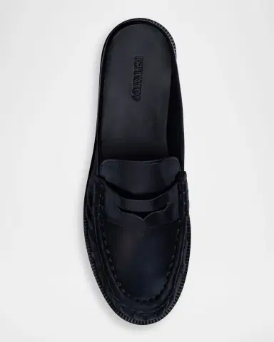 Bernardo Tilda Leather Penny Loafer Mules | Thumbnail 2 Bernardo Tilda Leather Penny Loafer Mules | Thumbnail 2