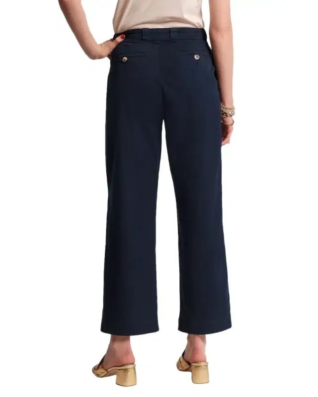 Coleman Straight-Leg Woven Stretch Cotton Pants