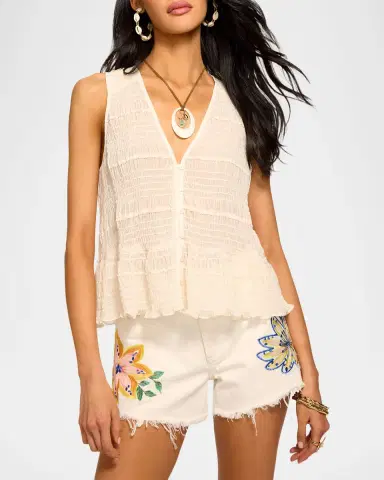 Ramy Brook Elise Embellished Tank Top | Thumbnail 2