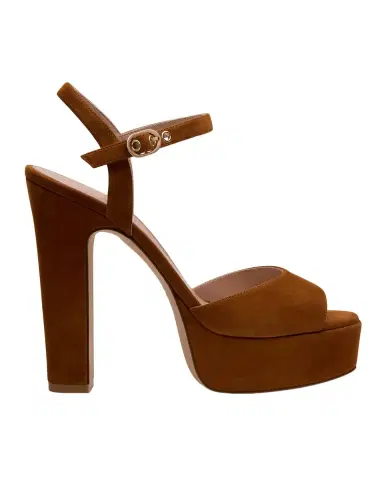 Stuart Weitzman 130mm Reade Suede Platform Sandals | Thumbnail 3