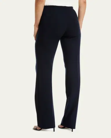 Akris Carole Straight-Leg Wool Double-Face Pants | Thumbnail 3