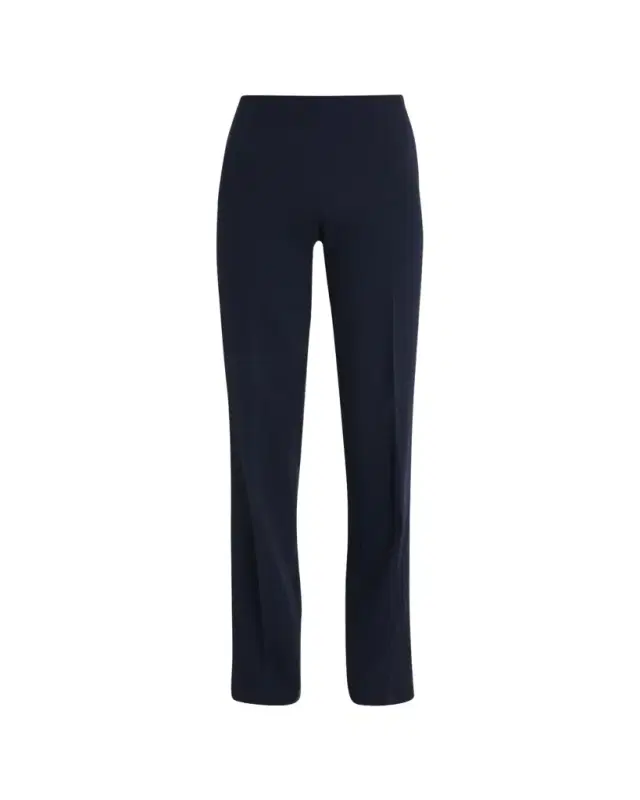 Carole Straight-Leg Wool Double-Face Pants
